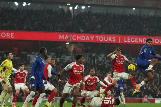 فيديو: هافيرتز يقود آرسنال إلى نهائي كأس الرابطة بهدف قاتل في ديربي لندن