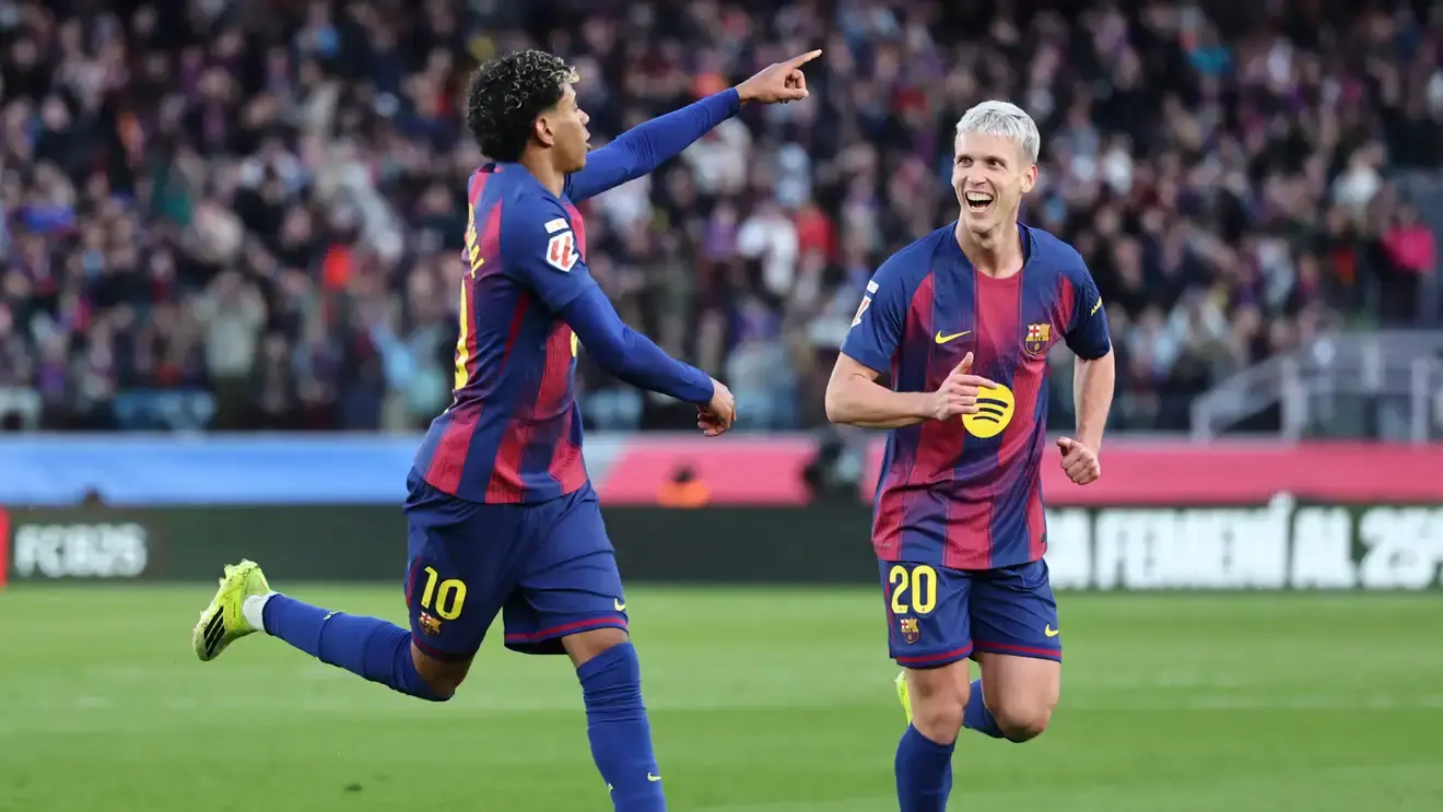 تألق ليفاندوفسكي ويامال وبرنال يقود البارسا لفوز مستحق وسط جدل تحكيمي