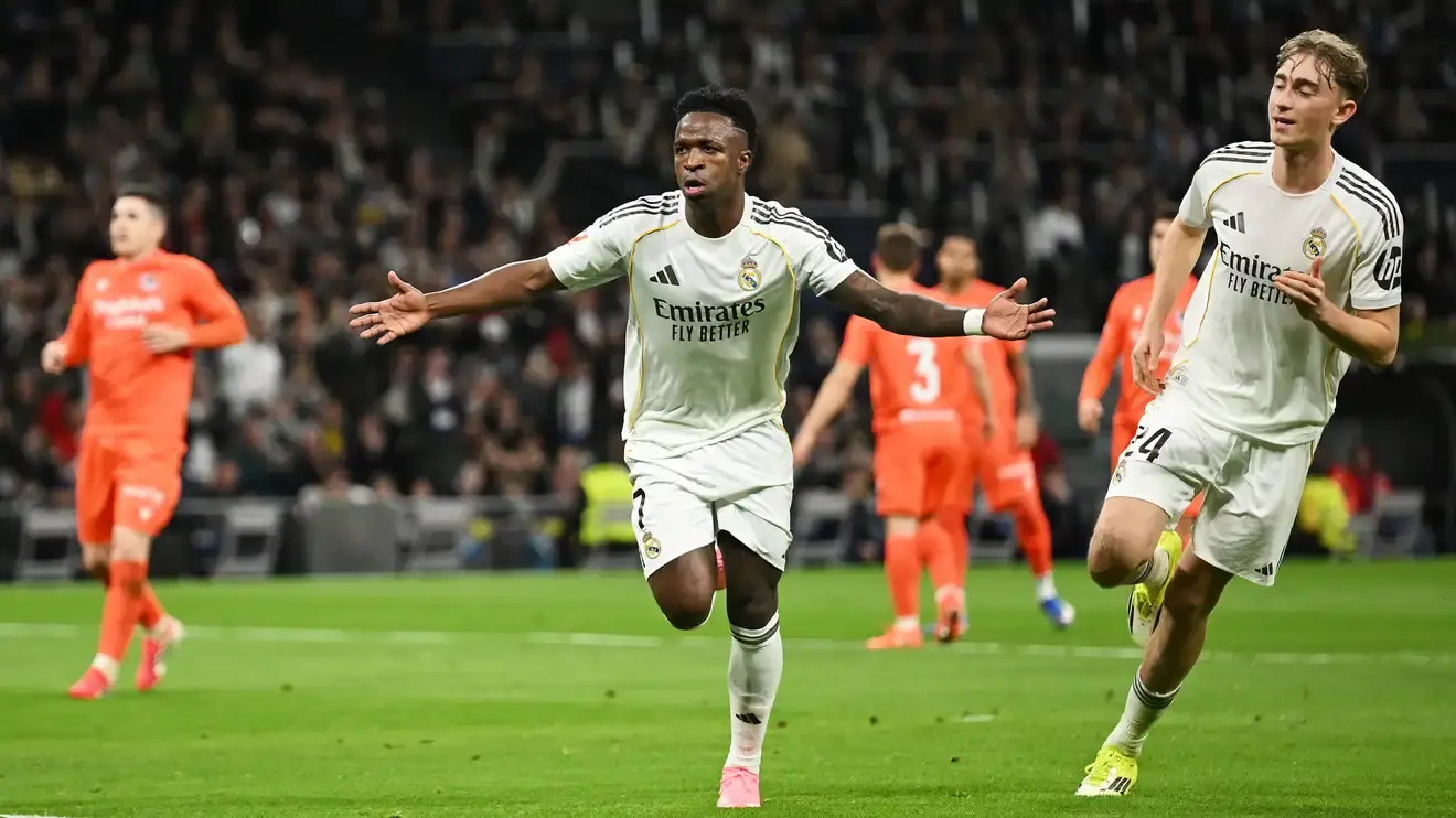 ثنائية فينيسيوس تقود الملكي للفوز 4-1 في البرنابيو والضغط على برشلونة قبل ديربي كتالونيا