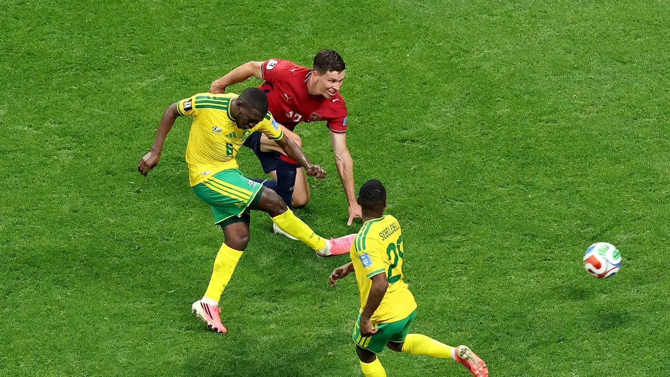 ركلة جزاء تنقذ جنوب أفريقيا أمام التشيك في تعادل مثير بكأس العالم