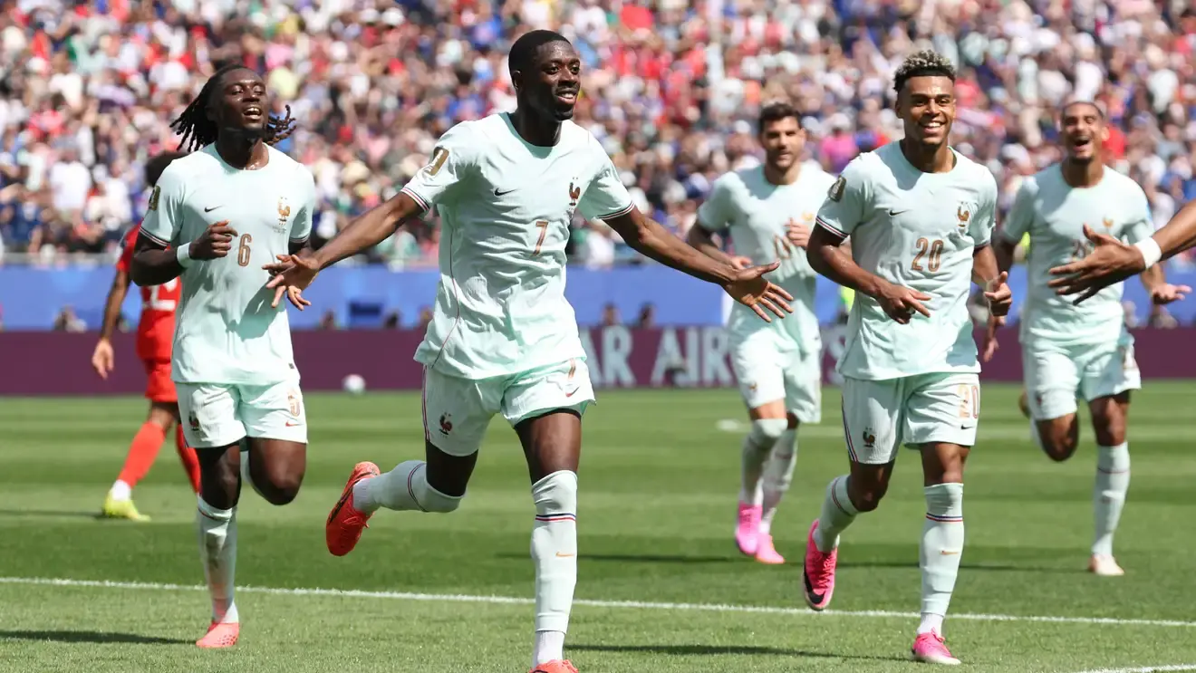 مبابي يصنع هدفين وديمبيلي يقود الديوك لفوز كبير في ختام دور المجموعات بمونديال 2026