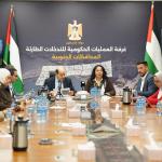 غرفة العمليات الحكومية تستعرض خطة لإعادة تفعيل مؤسسات الخدمة المدنية في غزة