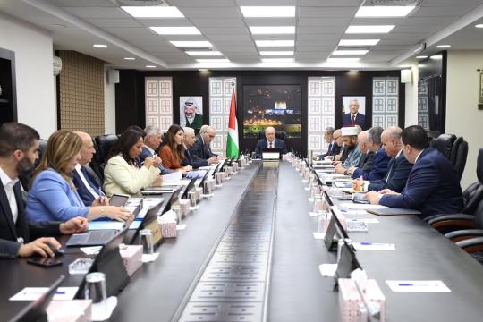 مجلس الوزراء الفلسطيني يستعرض تصاعد اعتداءات المستوطنين ويقر زيادة مشتريات الأدوية