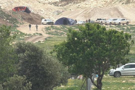 مستوطنون يقيمون بؤرة جديدة على أراضي جنين