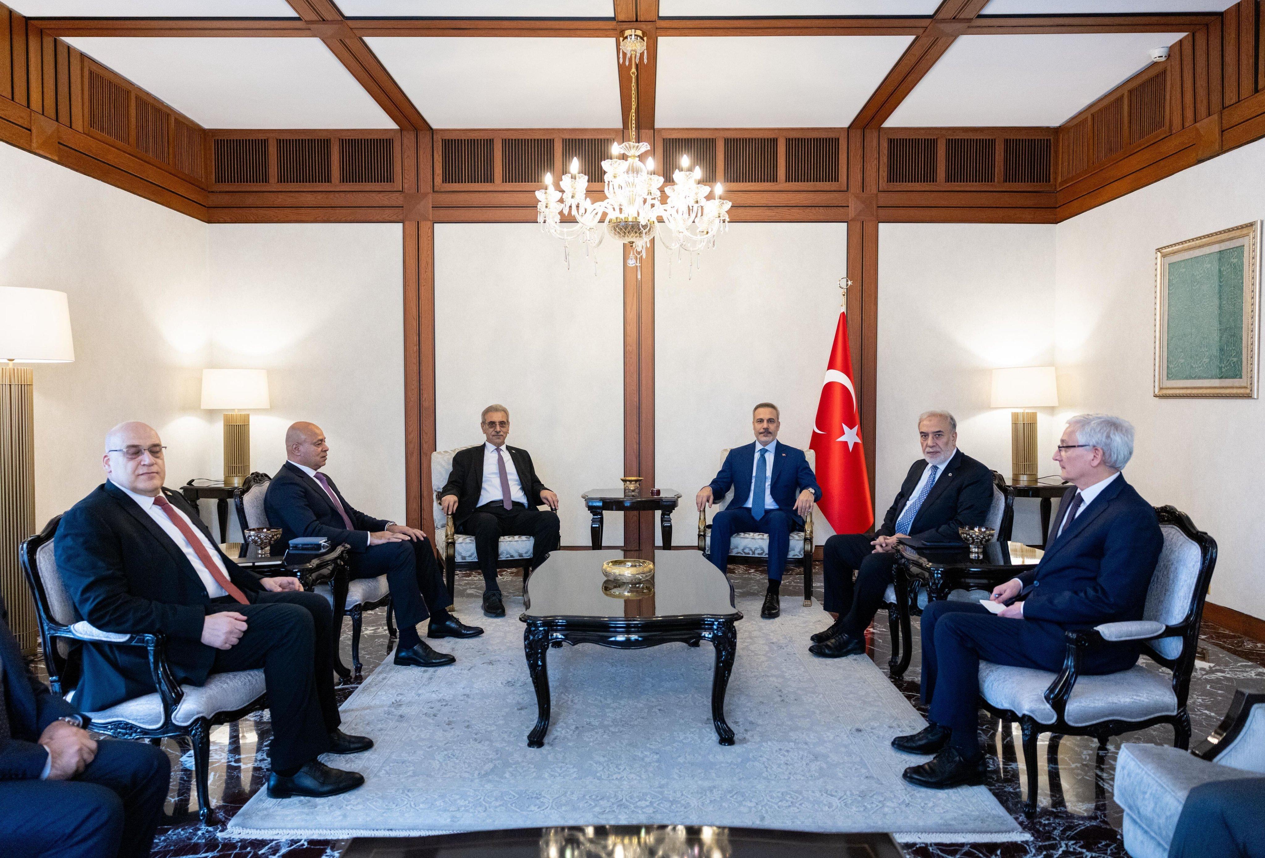 لقاء دبلوماسي يأتي ضمن متابعة التطورات في القطاع الفلسطيني دون الكشف عن تفاصيل النقاش