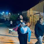 استشهاد وإصابة عدة نازحين بانهيار جدار على خيامهم في خانيونس