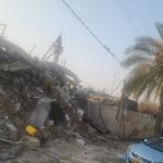 جرافات الاحتلال تهدم أكثر من عشرة محال تجارية في بلدة اللقية بالنقيب