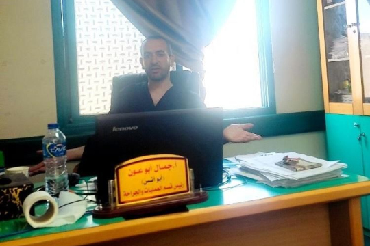 استشهاد رئيس قسم التخدير بمستشفى يافا في قصف إسرائيلي على وسط غزة