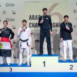 عمر حنتولي يهدي فلسطين أول ذهبية في كأس العرب للتايكواندو