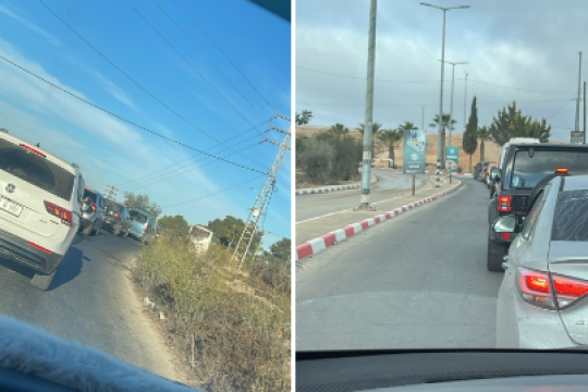 حواجز عسكرية تخنق حركة التنقل شمال رام الله.. والإغلاقات بالضفة تصل إلى 942 عائقاً
