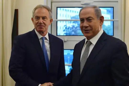 اليوم التالي في غزة: لقاء سري جمع نتنياهو مع توني بلير