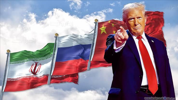 الرئيس الأميركي يؤكد تلقيه تعهدات من شي جين بينغ وفلاديمير بوتين بعدم تزويد طهران بالأسلحة، ويكشف أنه يدرس استئناف عمليات عسكرية واسعة ضد إيران.