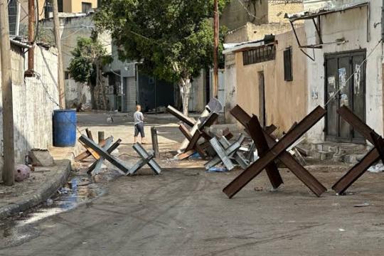 إصابة مسن برصاص الاحتلال في نابلس وإغلاق مدخل قرية عابا الشرقية جنوب جنين