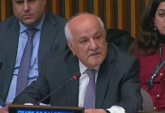 مندوب فلسطين لدى الأمم المتحدة يؤكد أن التحرك الدبلوماسي يستند إلى صمود الفلسطينيين، ويدعو إلى تحرك دولي لإنهاء الاحتلال ومحاسبة إسرائيل على جرائمها.