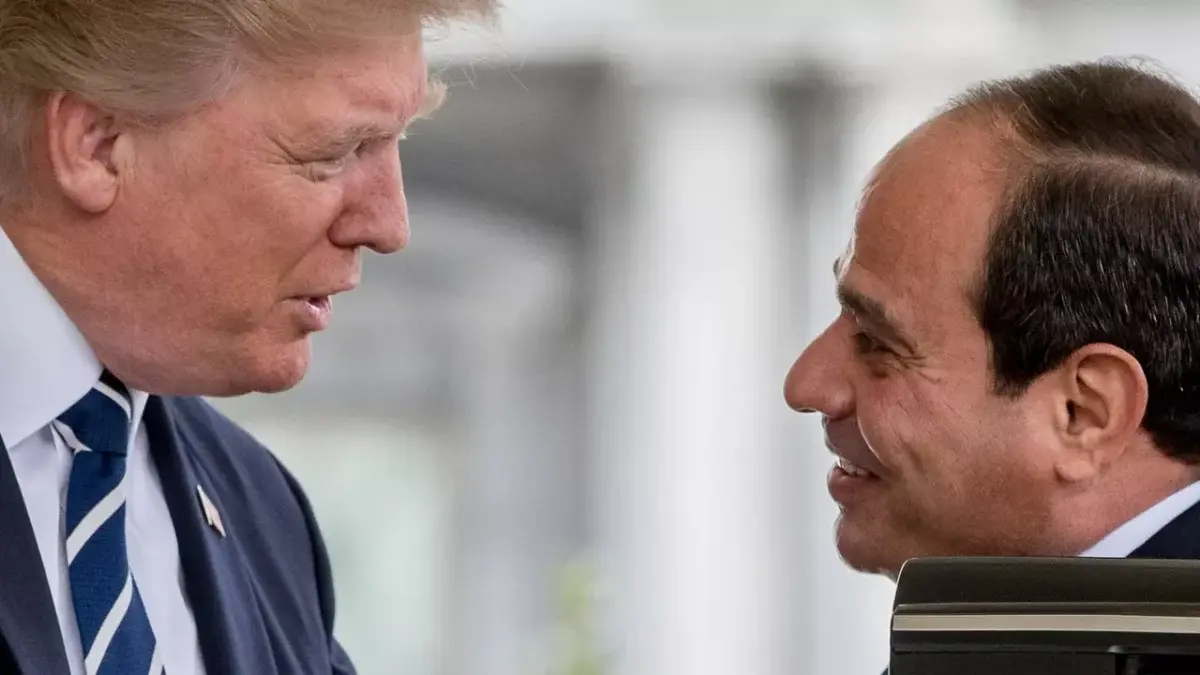 الرئيس الأميركي يشيد بجهود السيسي في تحقيق الاتفاق ويصفه بـ"إنجاز تاريخي" يستحق جائزة نوبل للسلام