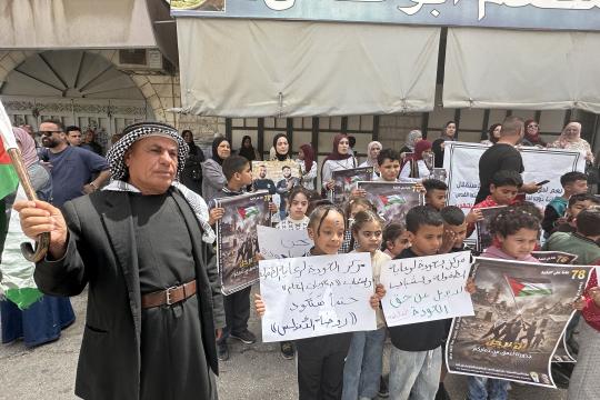 فعاليات حاشدة في طولكرم ونابلس تضامناً مع الأسرى وإحياءً للذكرى الـ78 للنكبة