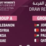 منتخب فلسطين للناشئات في مجموعة الأردن والبحرين ببطولة غرب آسيا السادسة