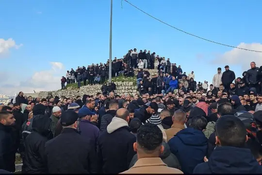 تشييع الشهيد محمد المالحي في القدس بعد استشهاده بهجوم للمستوطنين شرق بيت لحم