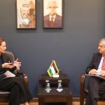 وزير الأشغال يبحث تعزيز التعاون مع الأمم المتحدة لإعادة إعمار غزة