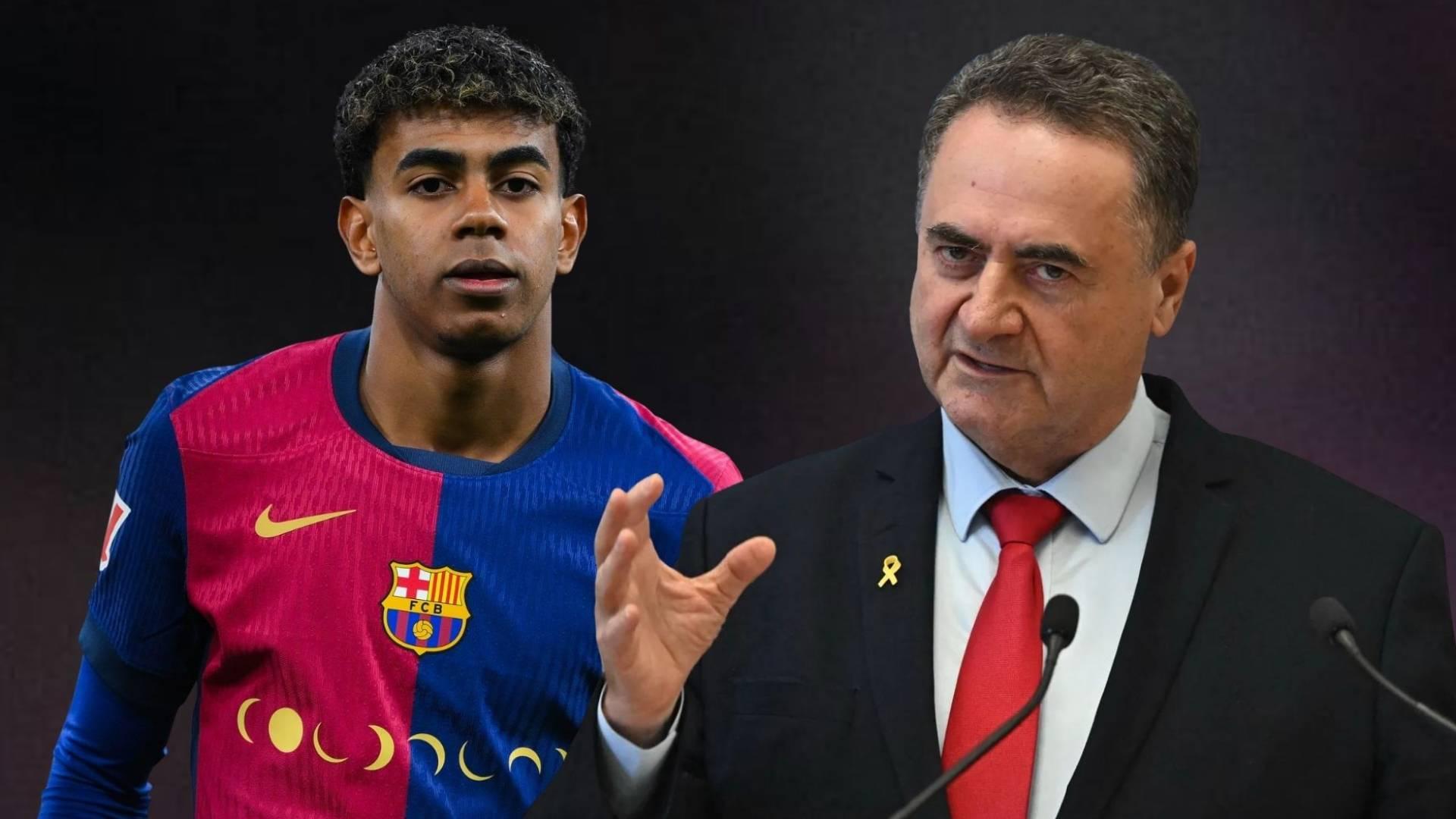 كاتس يتهم نجم برشلونة بـ"التحريض" ويطالب النادي بموقف واضح من الواقعة