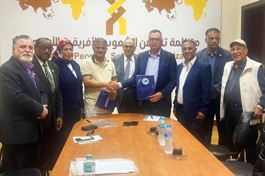 نقابة الصحفيين الفلسطينيين توقّع بروتوكول تعاون مع اتحاد الإعلاميين الأفريقي الآسيوي وأمريكا اللاتينية