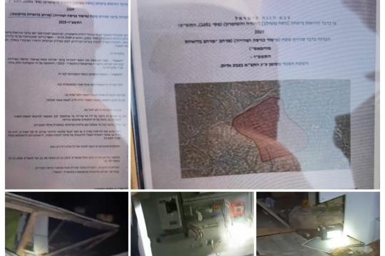 مستوطنون يهاجمون تجمع خلة السدرة البدوي شمال القدس ويخربون المساكن والحظائر