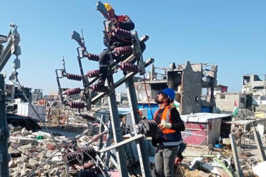 كهرباء غزة: توربين واحد قد يعيد تشغيل محطة التوليد حال توفير مستلزمات الصيانة