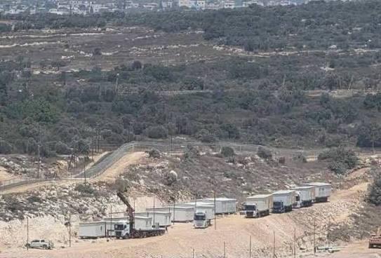 وسط تشديد عسكري يمنع الفلسطينيين وأصحاب الأراضي من الوصول إليها
