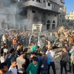 شهداء ومصابون بقصف الاحتلال لمركبة بمدينة غزة