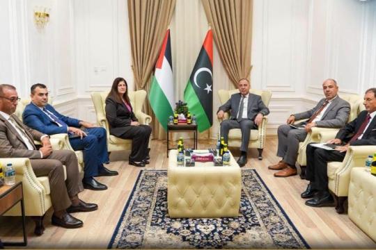 فلسطين وليبيا تتفقان على تشكيل لجنة مشتركة وتعيين سفير ليبي غير مقيم