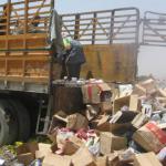 مباحث التموين بغزة تتلف 685 طن مواد غذائية فاسدة وتحرر 47 محضر ضبط