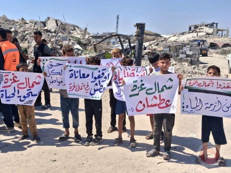منطقة شمال غزة دخلت مرحلة العطش الشديد وفق المعايير الدولية