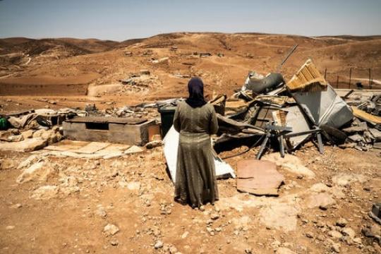 حقوق الإنسان: هدم 38 منشأة في مسافر يطا يشرّد 58 فلسطينياً