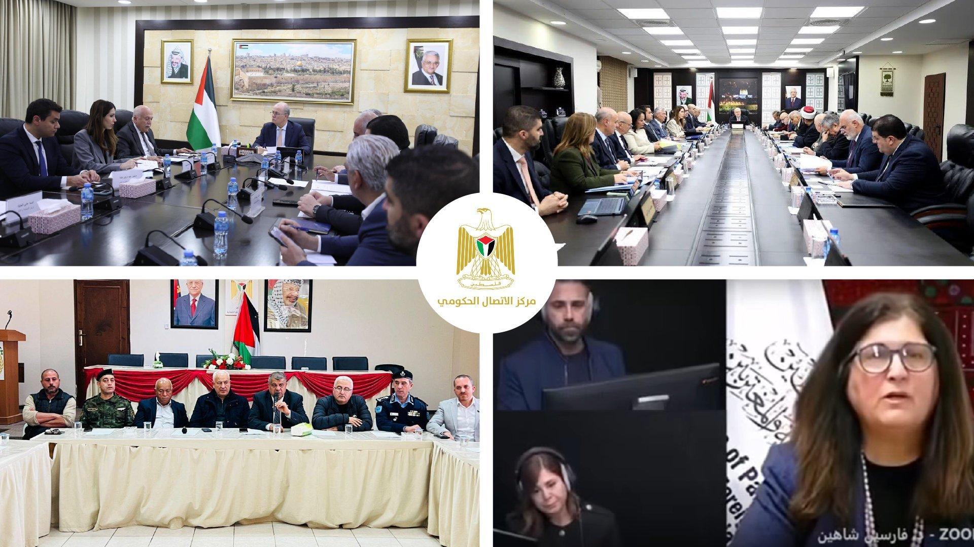 مشاريع زراعية وتنموية واسعة، رقابة مشددة على الأسواق، وتدخلات إنسانية وخدماتية في الضفة وغزة خلال أسبوع