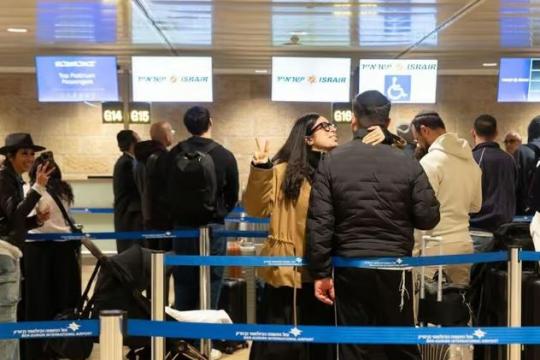 استئناف الرحلات في مطار بن غوريون