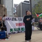 الجالية الفلسطينية بأمريكا تنظم مظاهرات للمطالبة بالإفراج عن الطواقم الطبية