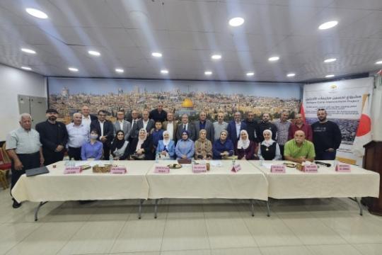 إطلاق الدفعة الرابعة من مشروع تحسين المخيمات في قلنديا بتمويل ياباني