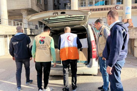 120 دعامة قلبية تدخل قطاع غزة بدعم من الجسر الفلسطيني الأميركي ومنظمة الصحة العالمية