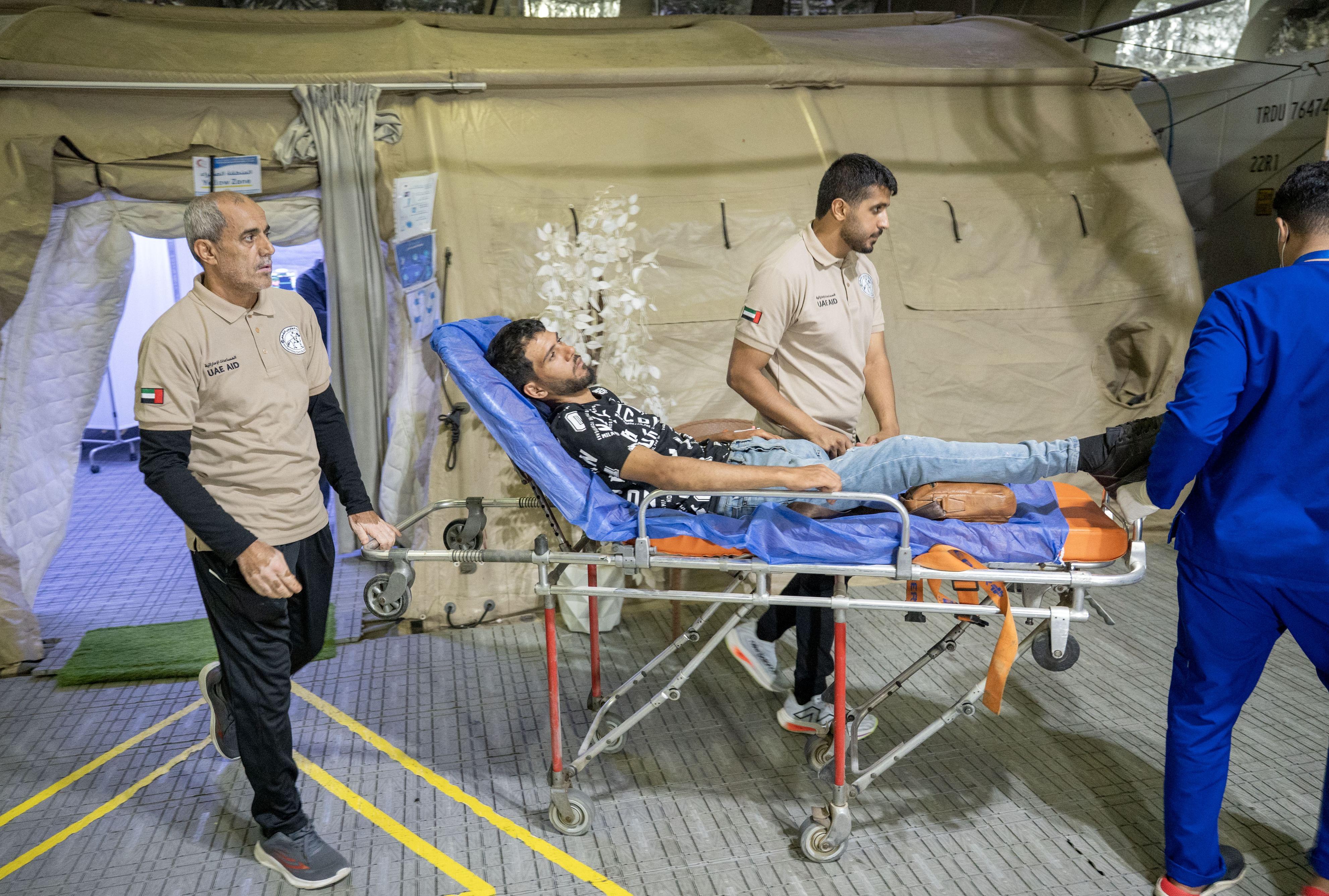 جهود طبية إماراتية متواصلة لدعم الجرحى والمرضى الفلسطينيين ورفع عدد الحالات المستقبلة إلى 90 حالة
