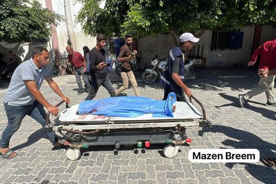 شهيدان بينهما طفلة وإصابات في قصف للاحتلال غربي خان يونس