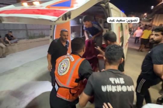 شهيد وإصابة في قصف إسرائيلي استهدف مواطنين غرب خان يونس