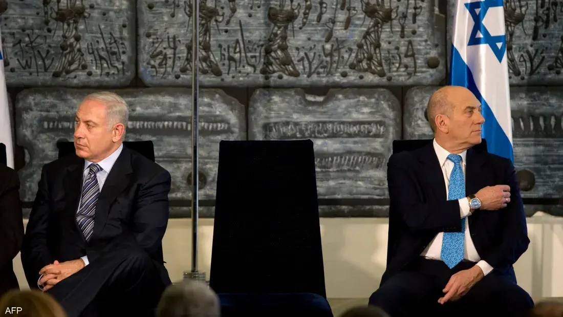 أولمرت: إسرائيل ترتكب جرائم حرب في غزة