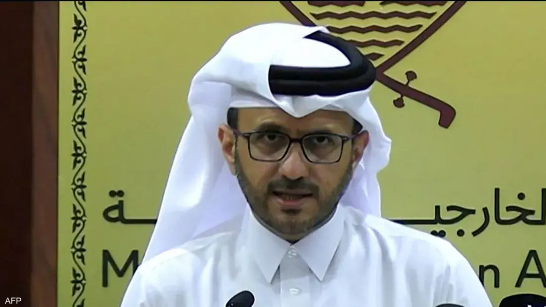 خلال مؤتمر صحفي للمتحدث باسم الخارجية القطرية