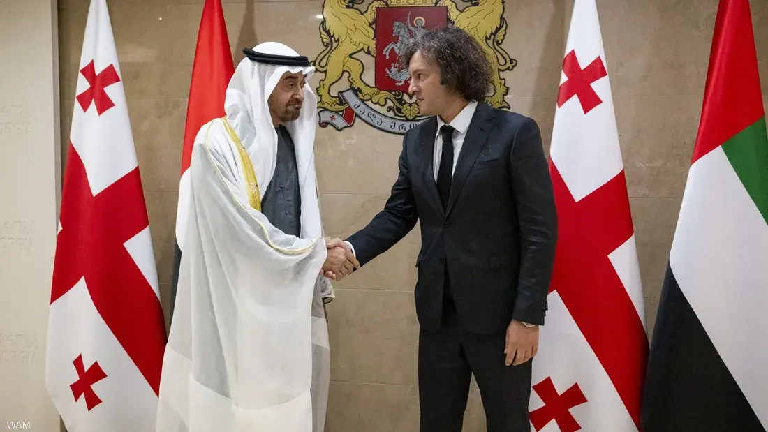 محمد بن زايد ورئيس وزراء جورجيا يبحثان مسارات التعاون