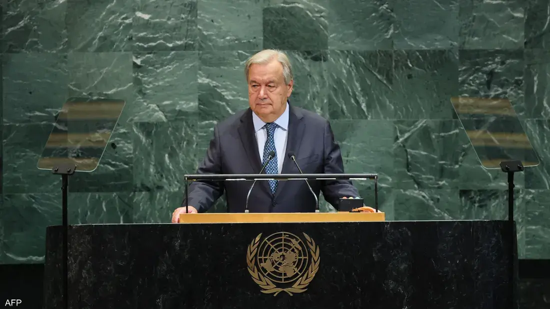 غوتيريش يطالب بالإفراج الفوري عن المحتجزين وإنهاء الحرب في غزة