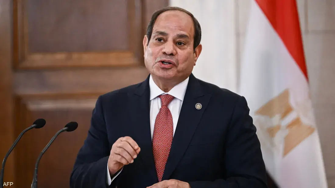 خلال كلمة للرئيس المصري في ذكرى انتصار 6 أكتوبر