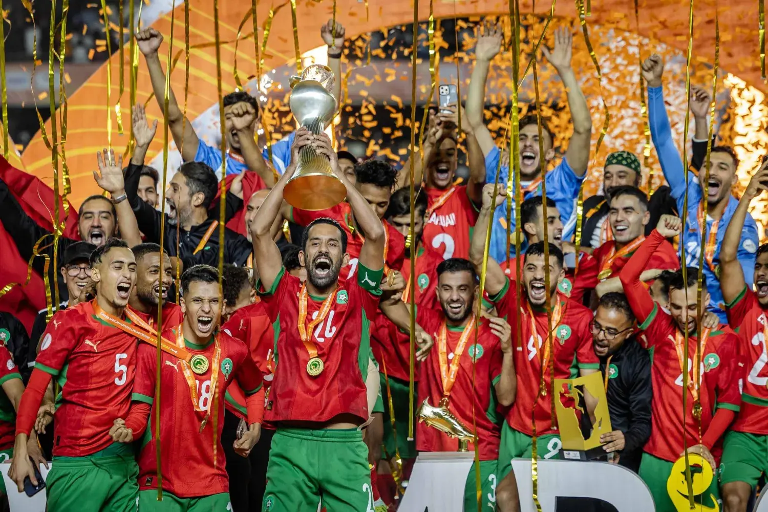 أسود الأطلس أبطالاً لأمم أفريقيا للمحليين
