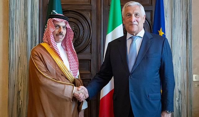 السعودية وإيطاليا تدعوان لوقف فوري للحرب على غزة وتؤكدان رفض تهجير الفلسطينيين