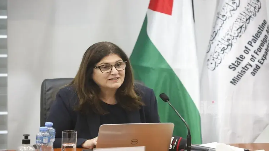 وزيرة الخارجية الفلسطينية تبحث مع المفوضة الأوروبية الأوضاع السياسية والمالية