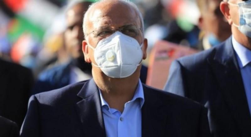 عائلة صائب عريقات: لا تغيير على وضعه الصحي منذ الأمس